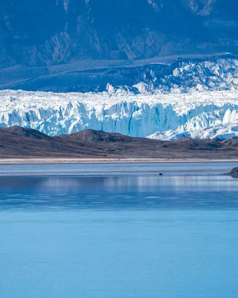 Ghețar care coboară spre un fiord liniștit în Svalbard, Norvegia